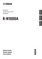Yamaha R-N1000A-quick - Owners manual 